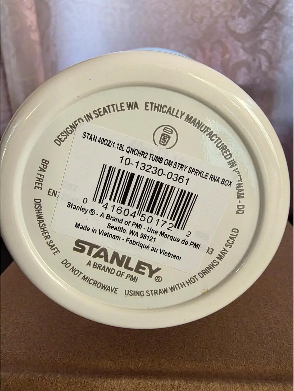 Stanley Stanless Steel H2.0 FlowState Tumbler in Ombre Starry Sparkle - BNWT/Box - Picture 7 of 9